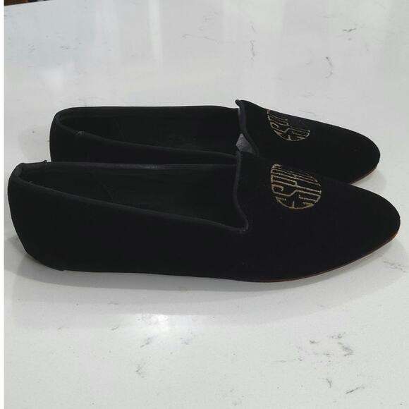 Esprit velvet luxury loafers size 7.5 womens rare slip on Witchy whimsygoth - Picture 2 of 6